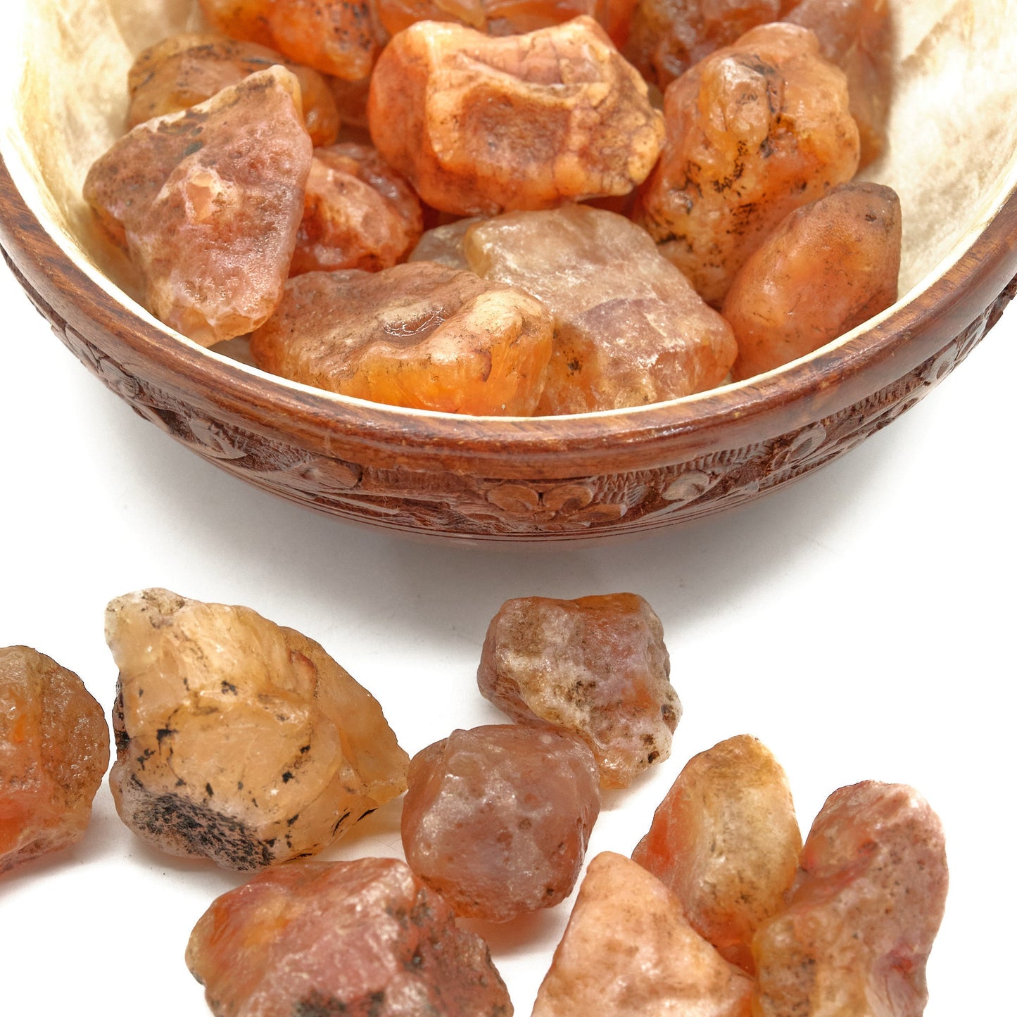 Rough Carnelian Crystals 2-5cm  Pure Serenity