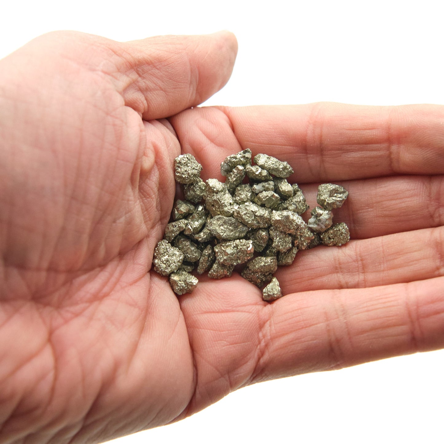 Pyrite (Raw) Crystal Chips 5-10mm Undrilled  Pure Serenity