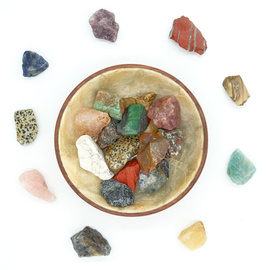 Rough Mixed Healing Crystals  Pure Serenity