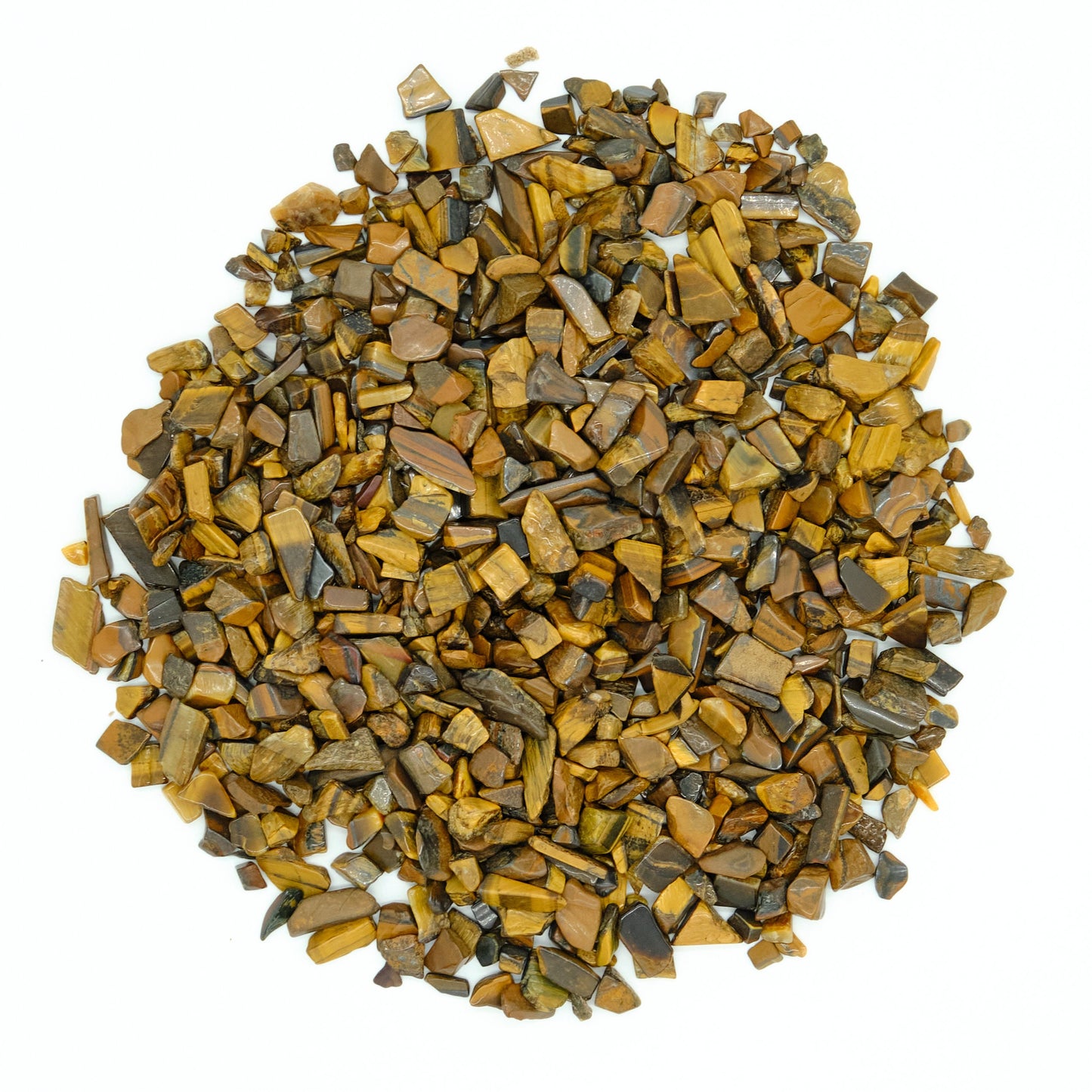 Gold Tigers Eye Crystal Chips 4-10mm Undrilled  Pure Serenity