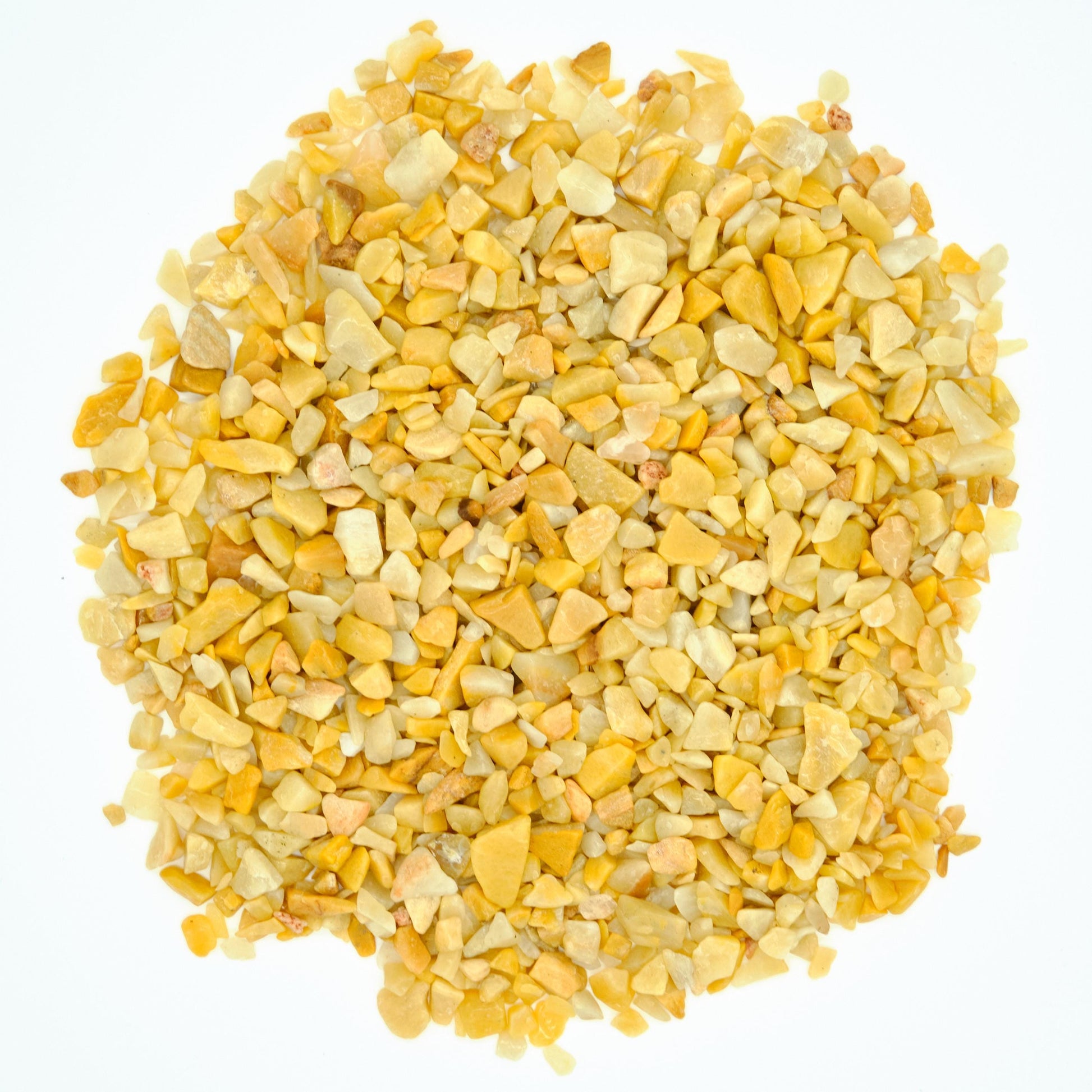 Golden Quartz Crystal Chips 4-10mm Undrilled  Pure Serenity