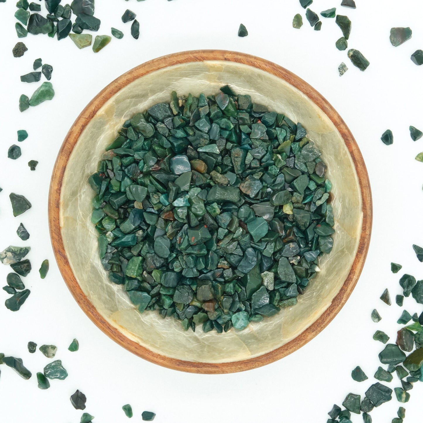 Bloodstone Crystal Chips 4-10mm Undrilled  Pure Serenity