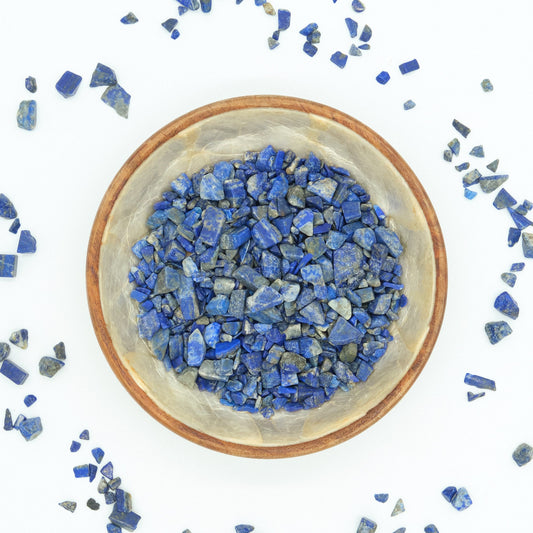 Lapis Lazuli Crystal Chips 4-10mm Undrilled  Pure Serenity