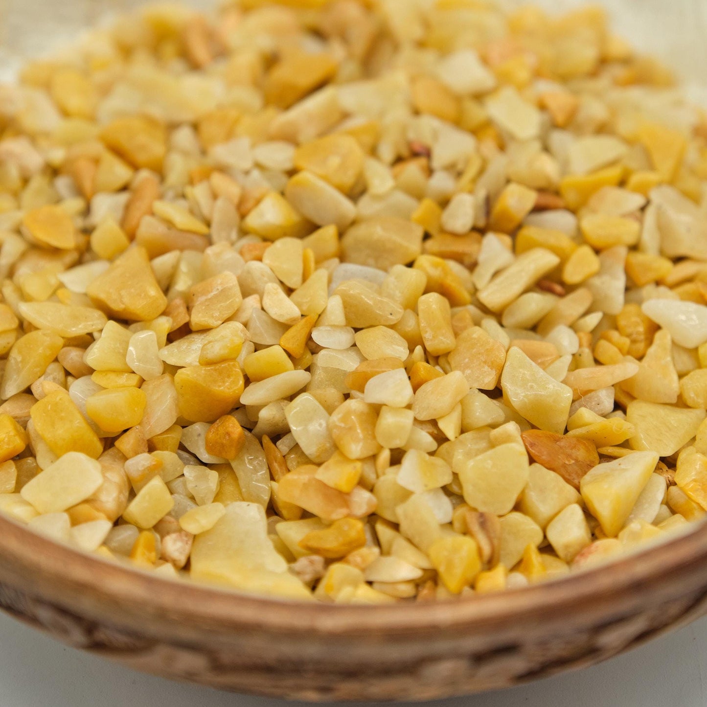 Golden Quartz Crystal Chips 4-10mm Undrilled  Pure Serenity