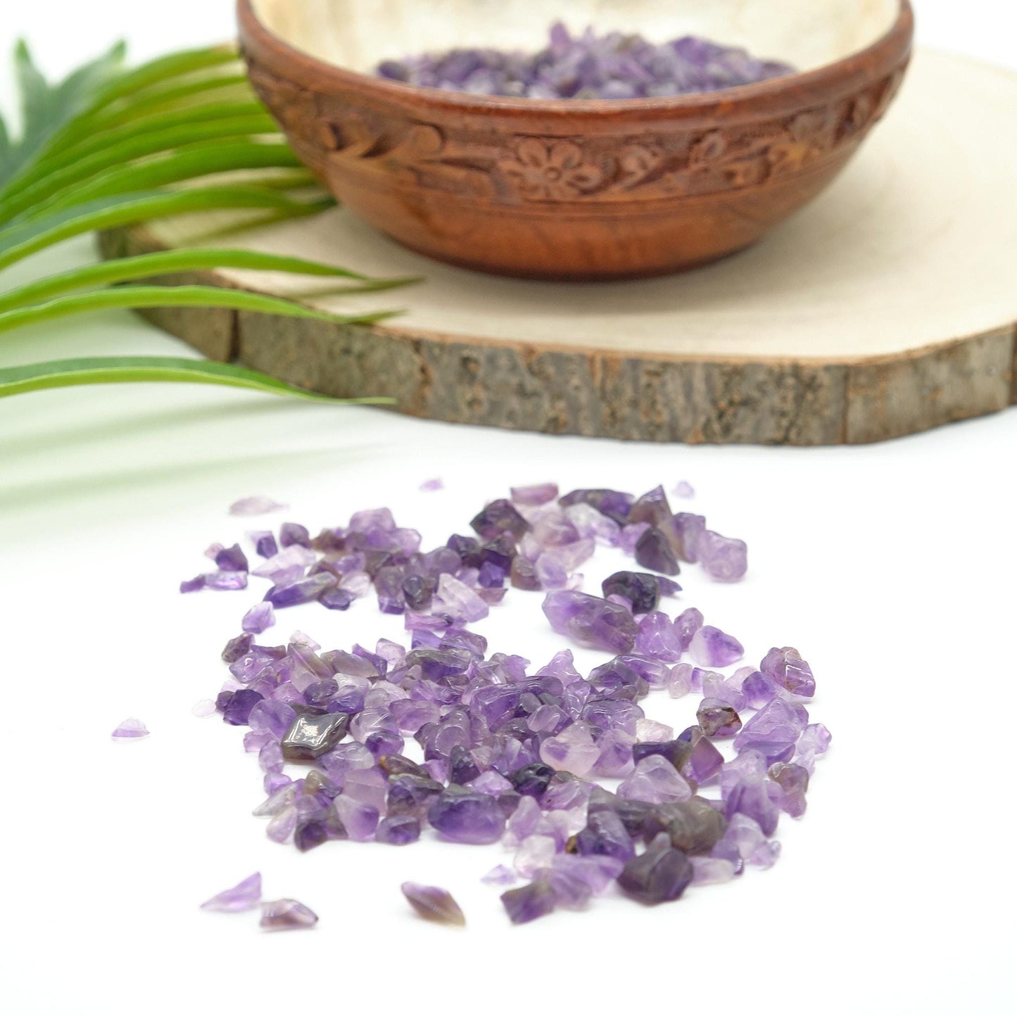 Amethyst Crystal Chips 4-10mm Undrilled  Pure Serenity