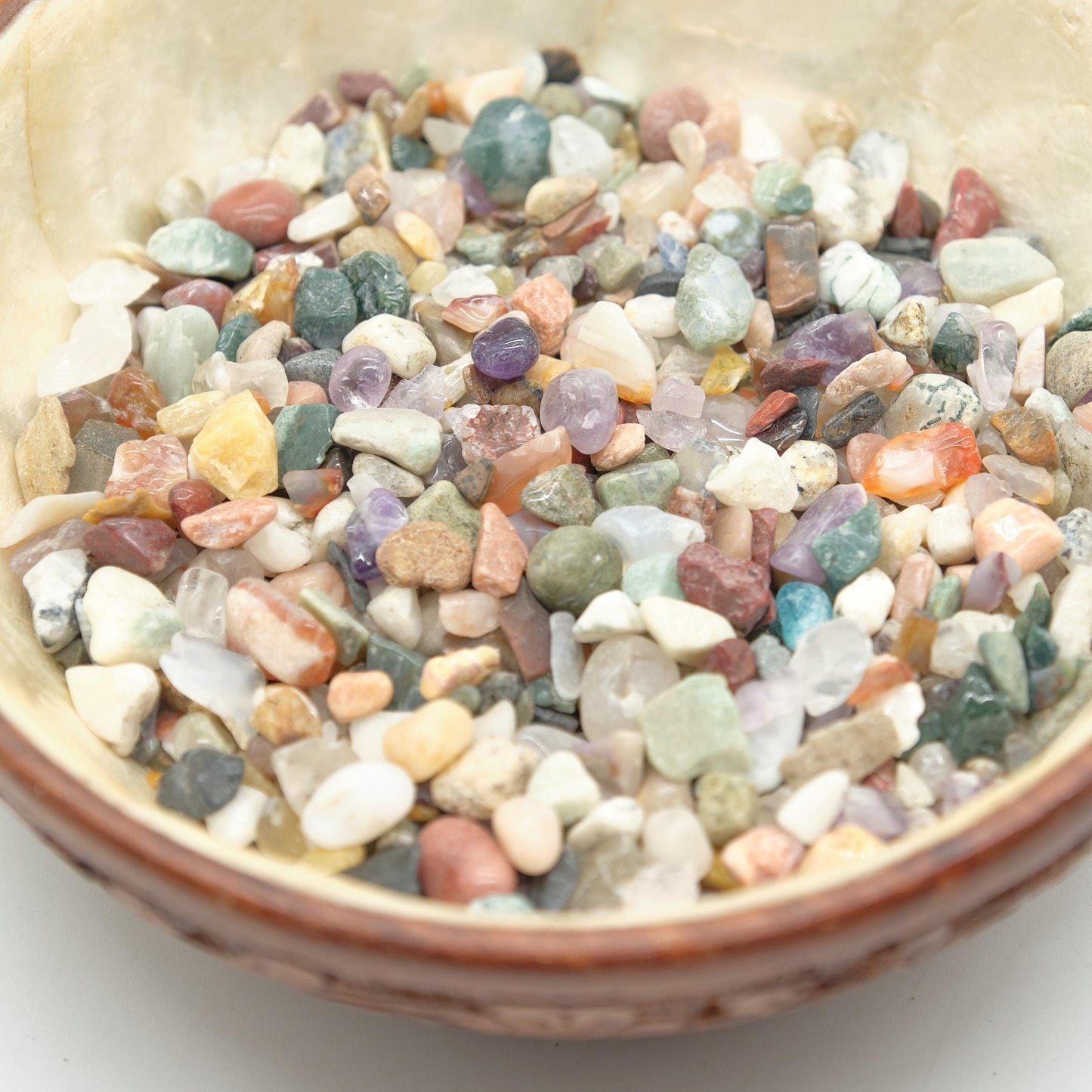 Earth Tones Mixed Crystal Chips Undrilled 4-10mm  Pure Serenity