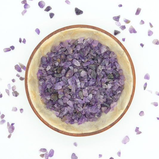 Amethyst Crystal Chips 4-10mm Undrilled  Pure Serenity