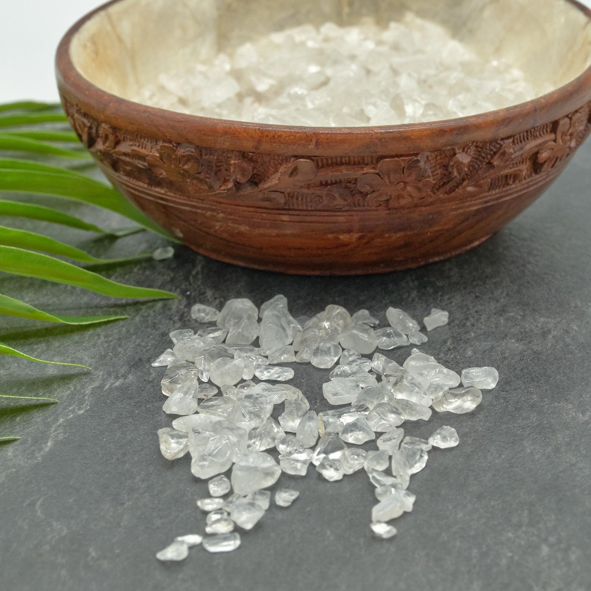 Clear Quartz Crystal Chips 4-10mm Undrilled  Pure Serenity