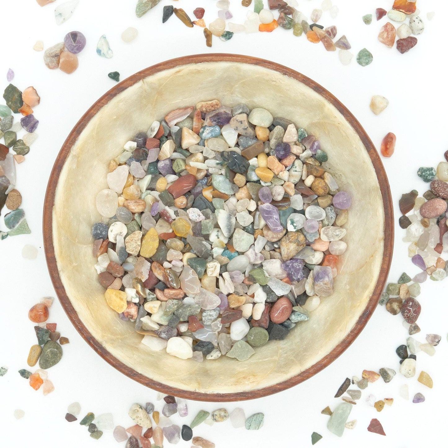 Earth Tones Mixed Crystal Chips Undrilled 4-10mm  Pure Serenity