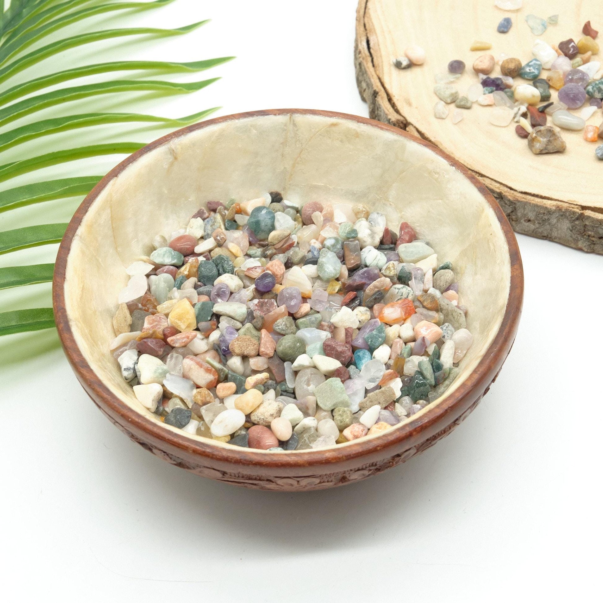 Earth Tones Mixed Crystal Chips Undrilled 4-10mm  Pure Serenity