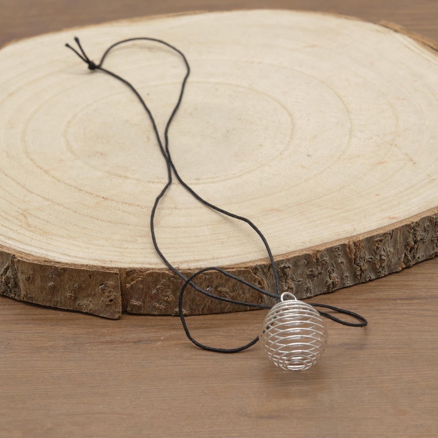 Crystal Stone Holder Necklace Pure Serenity