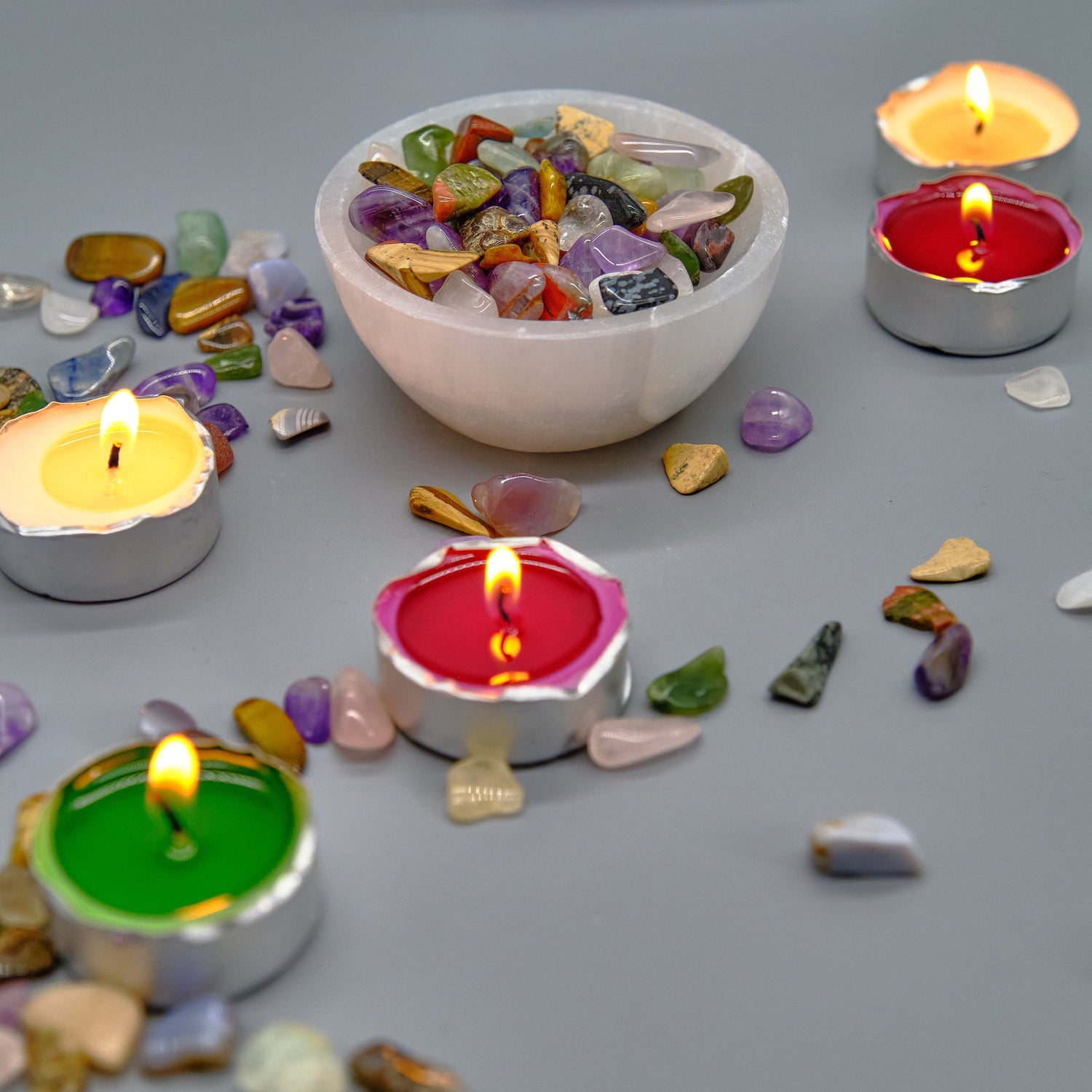 Selenite Bowls And Plates