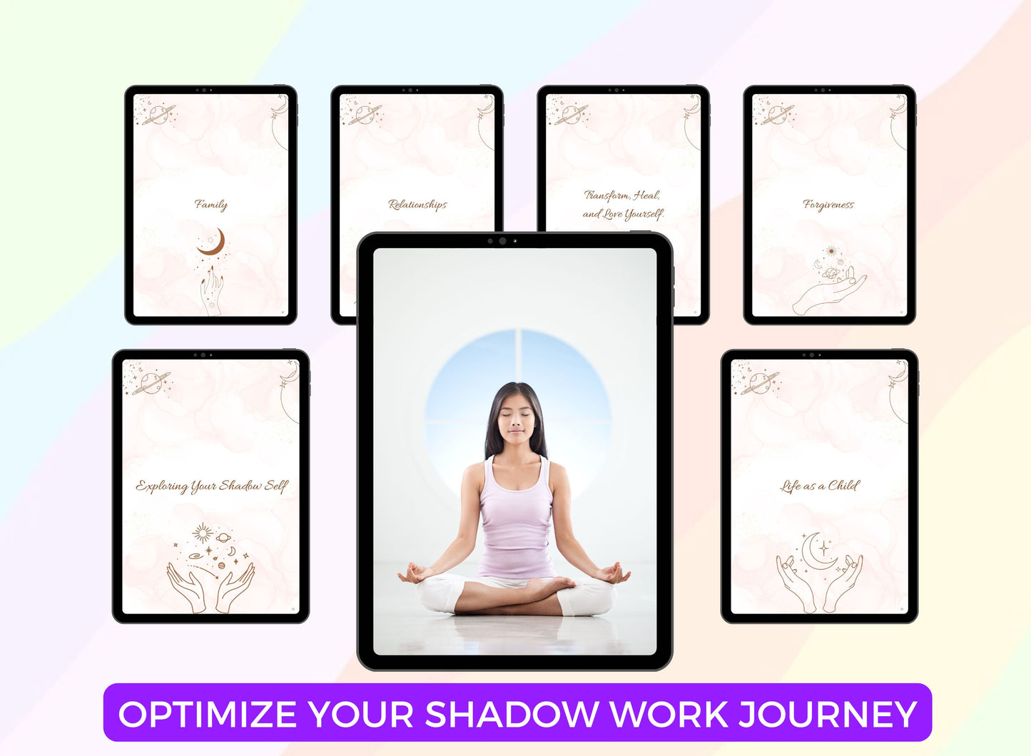 Shadow Work Journal with FREE Notebook Planner Digital and Printable