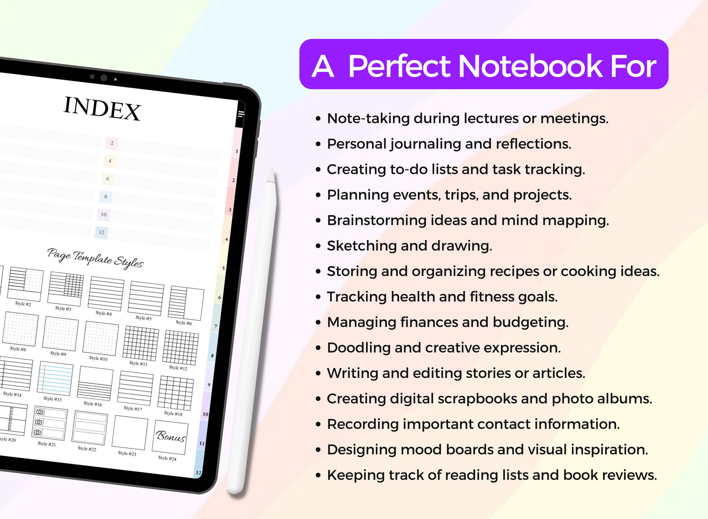 Manifestation Planner with FREE Notebook Planner Digital and Printable