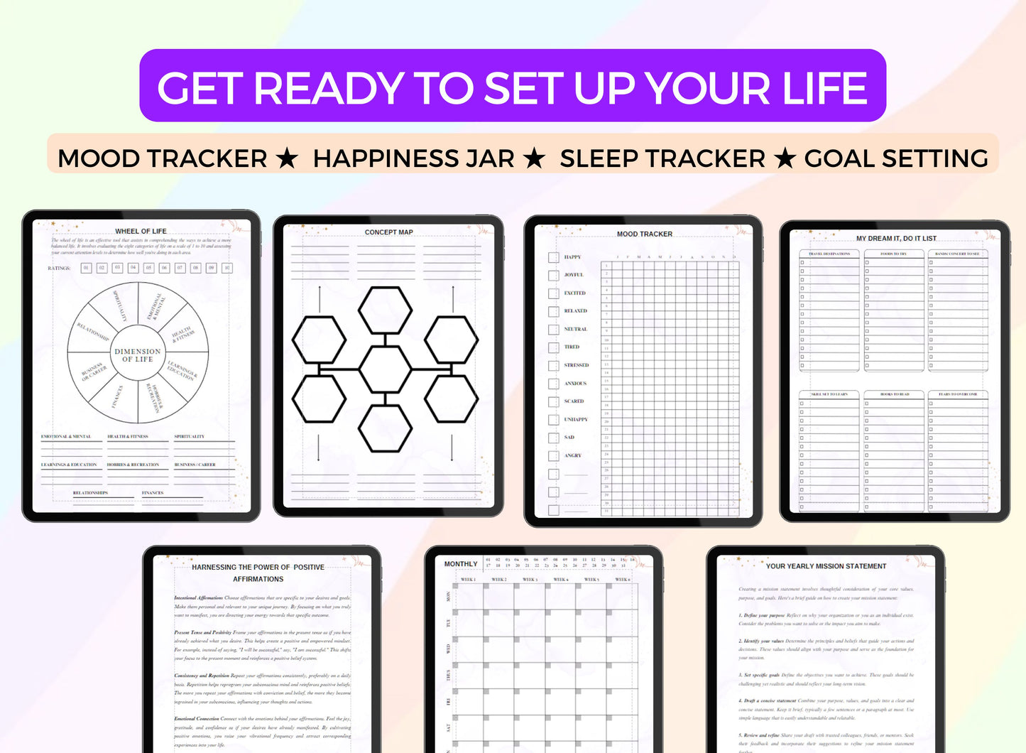 Manifestation Planner with FREE Notebook Planner Digital and Printable