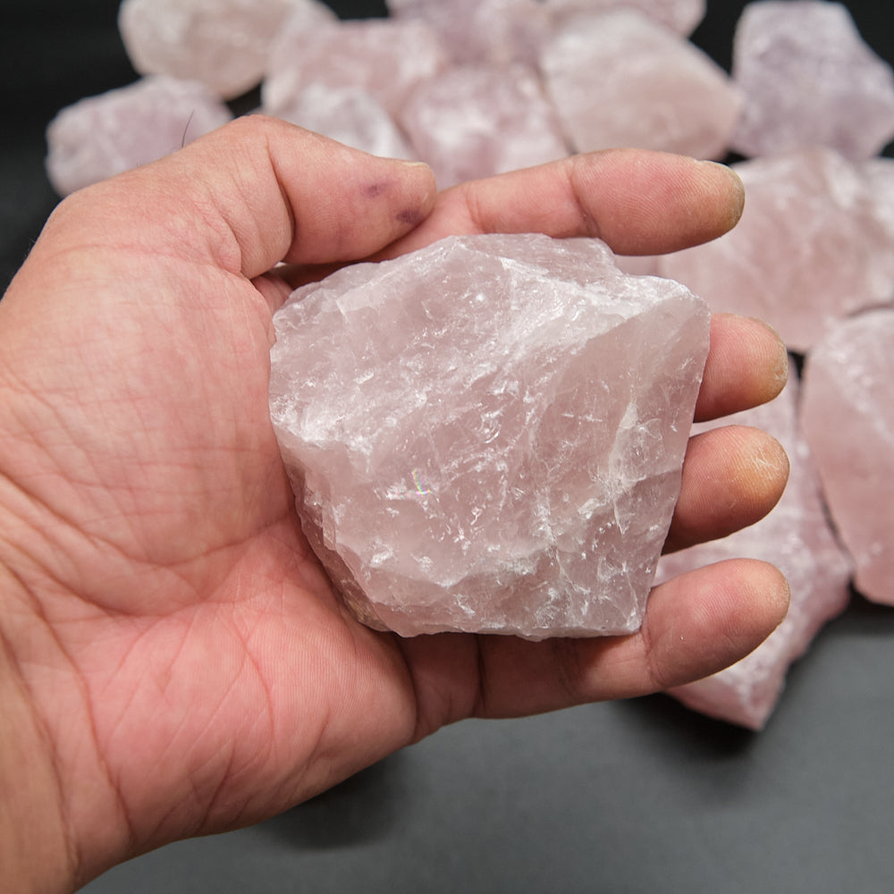 Large Rough Rose Quartz Rock x 1 Piece