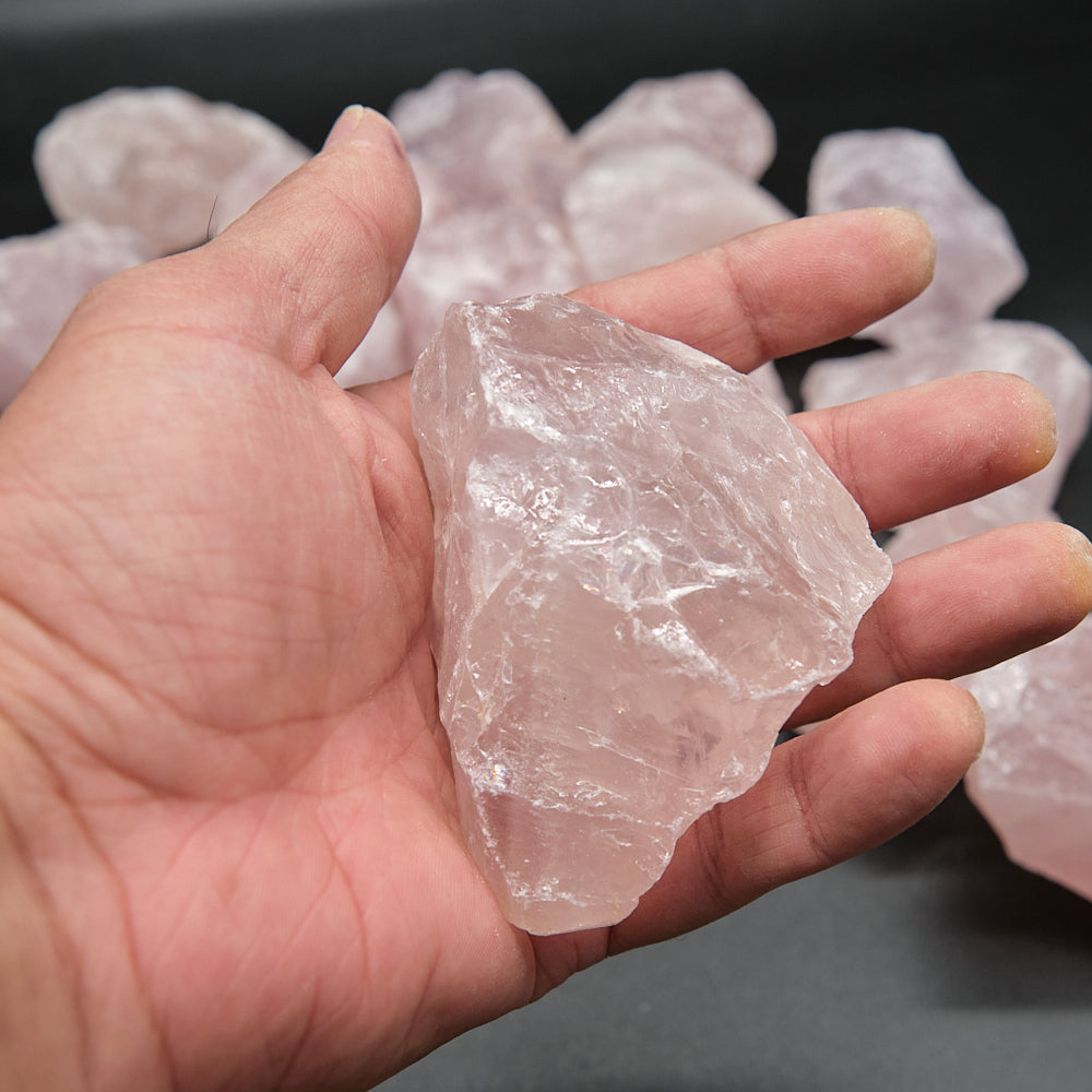 Large Rough Rose Quartz Rock x 1 Piece