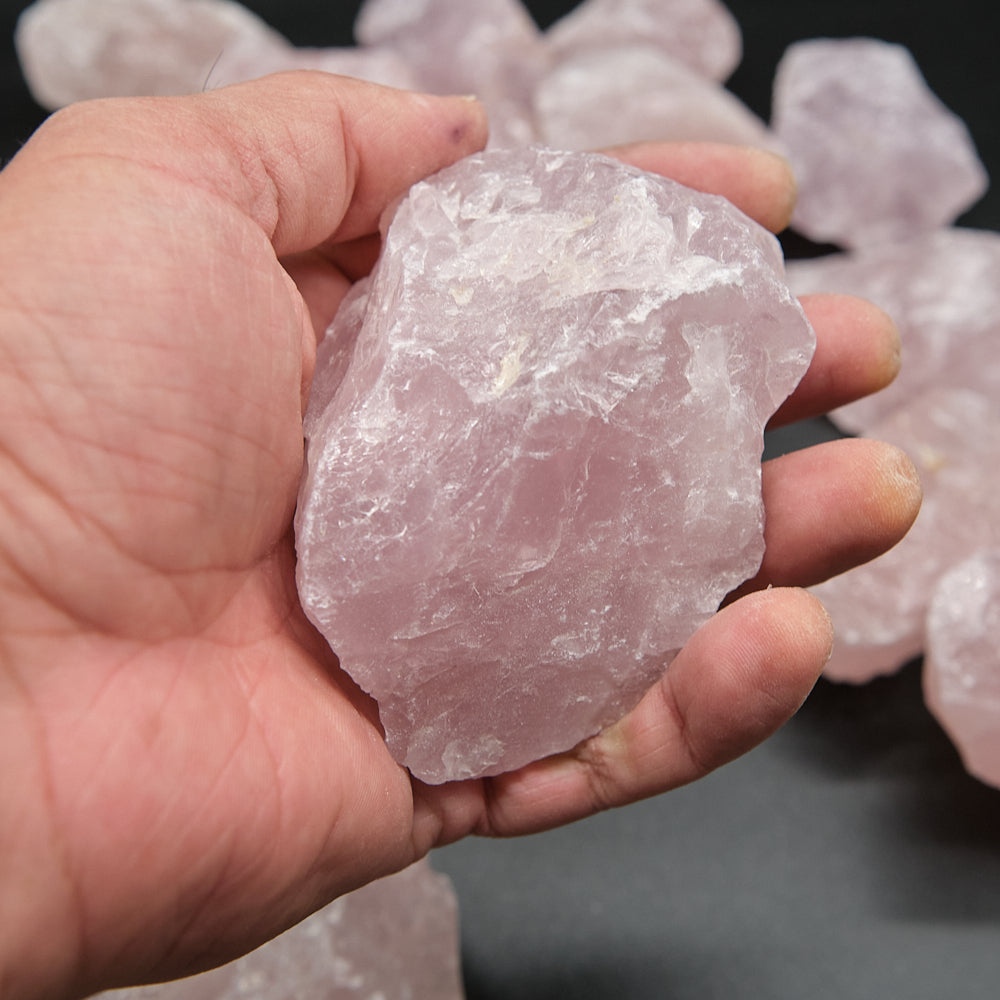 Large Rough Rose Quartz Rock x 1 Piece