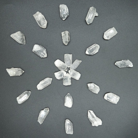 Mini Raw Clear Quartz Points 2-4cm  Pure Serenity   