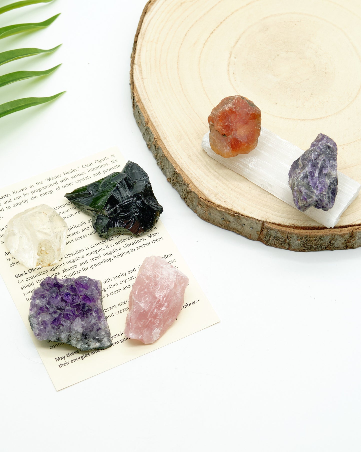 Natural Crystals Starter Kit Gift Box