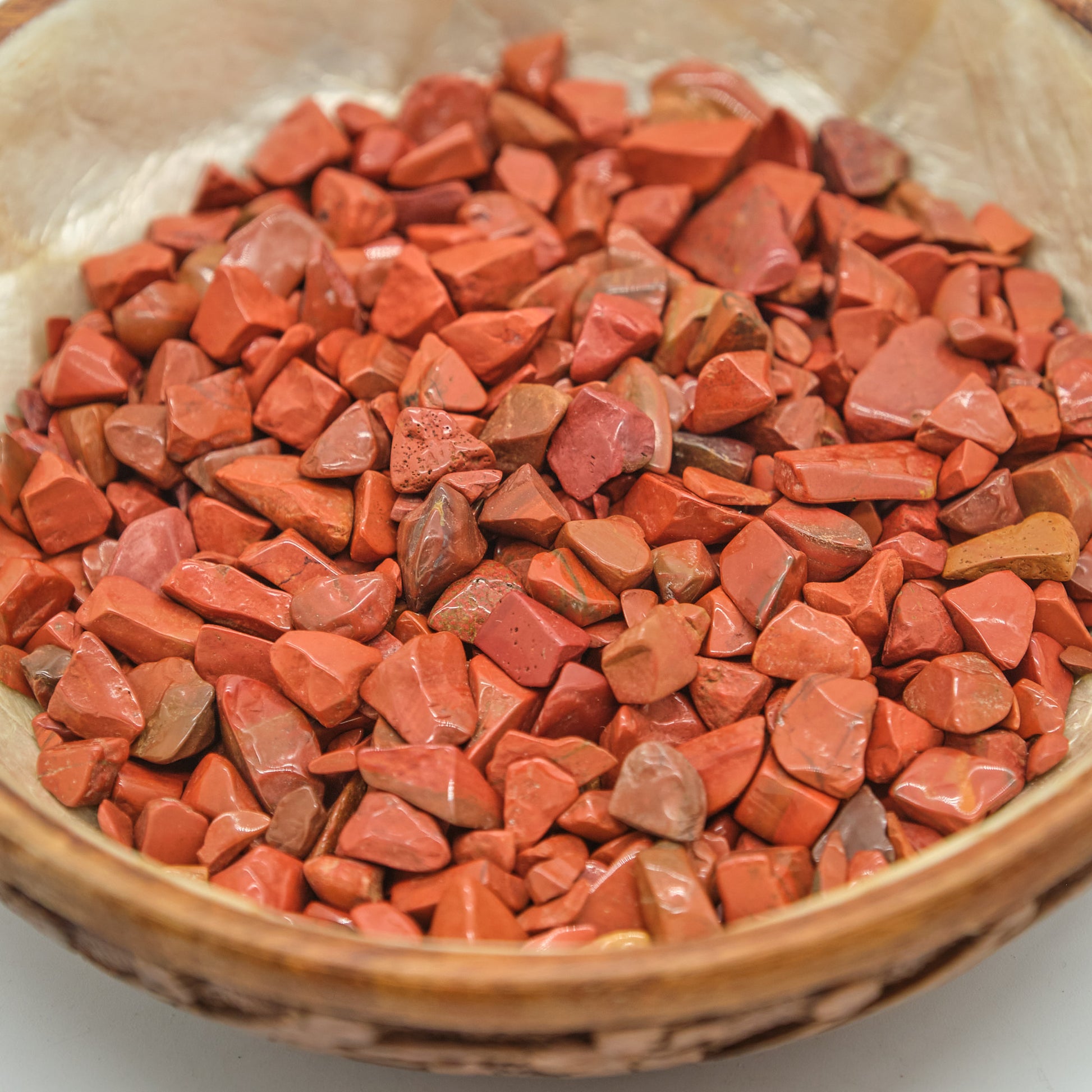 Red Jasper Crystal Chips 4-10mm Undrilled  Pure Serenity   