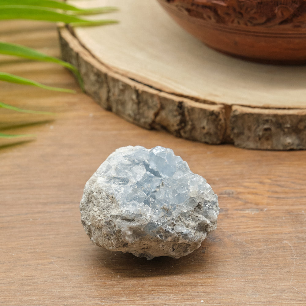 Rough Blue Celestite Cluster 177g