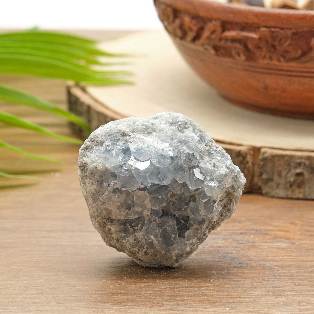 Rough Blue Celestite Cluster 177g