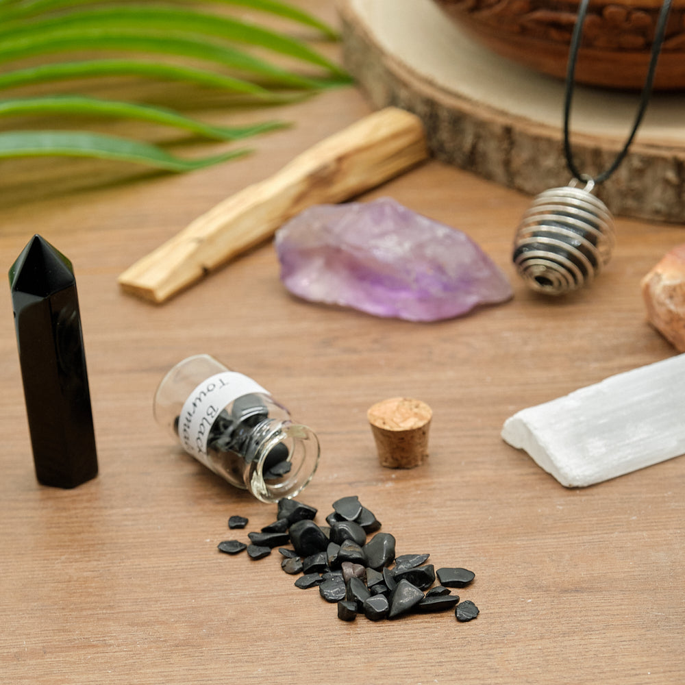 Protection Healing Crystals Gift Set