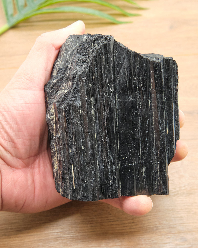 Large Rough Black Tourmaline Natural Rock 1104g