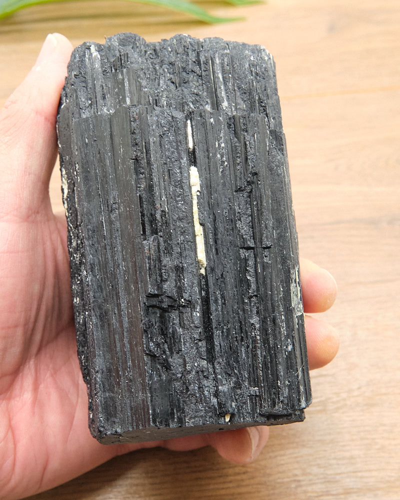 Large Rough Black Tourmaline Natural Rock 1091g