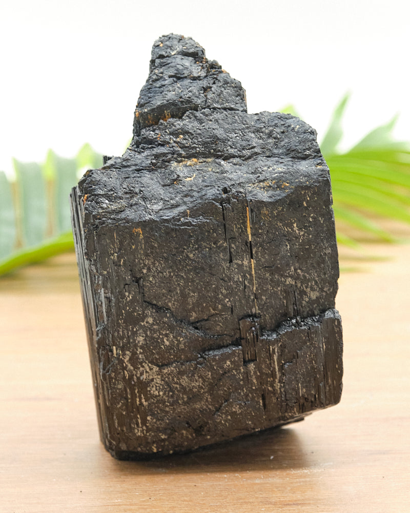 Large Rough Black Tourmaline Natural Rock 1133g
