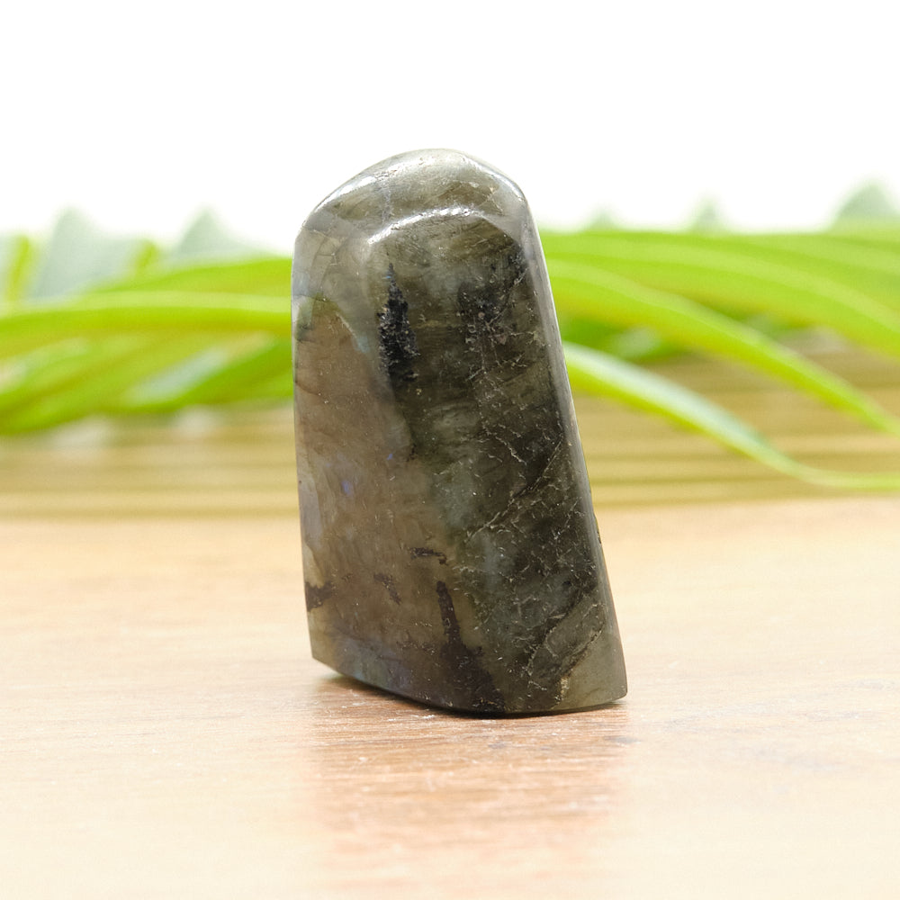 Natural Labradorite Freeform Polished Crystal 63g