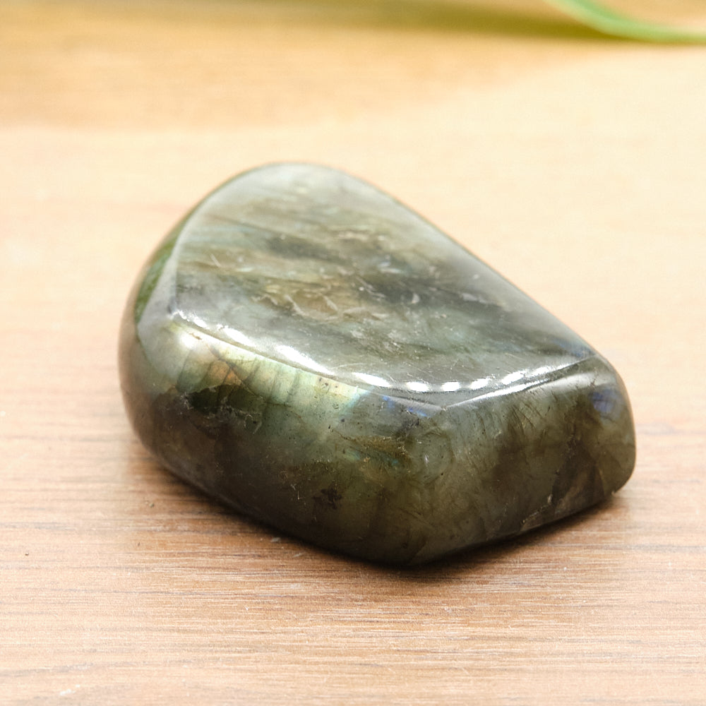 Natural Labradorite Freeform Polished Crystal 83g