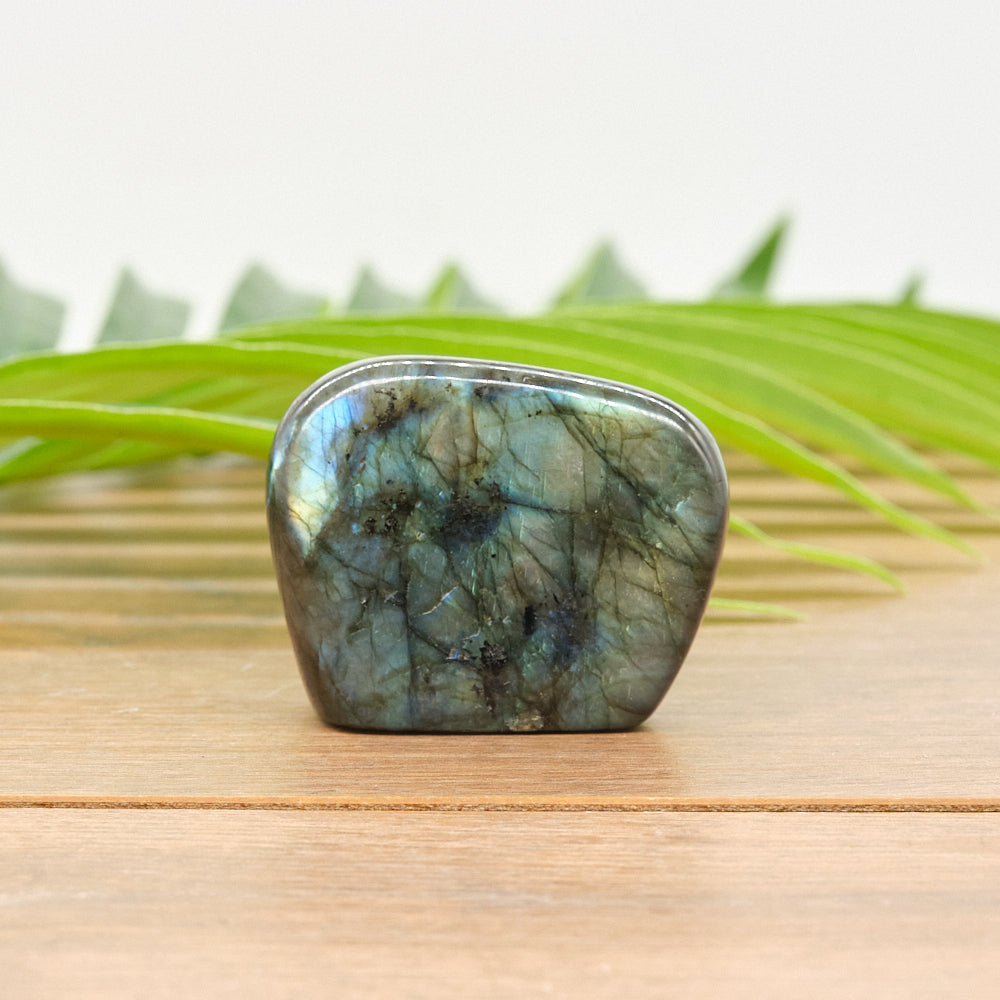 Natural Labradorite Freeform Polished Crystal 95g