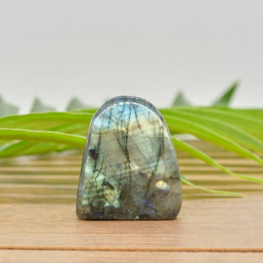 Natural Small Labradorite Freeform Polished Crystal 55g