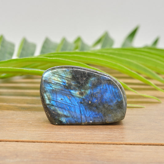 Natural Labradorite Freeform Polished Crystal 83g