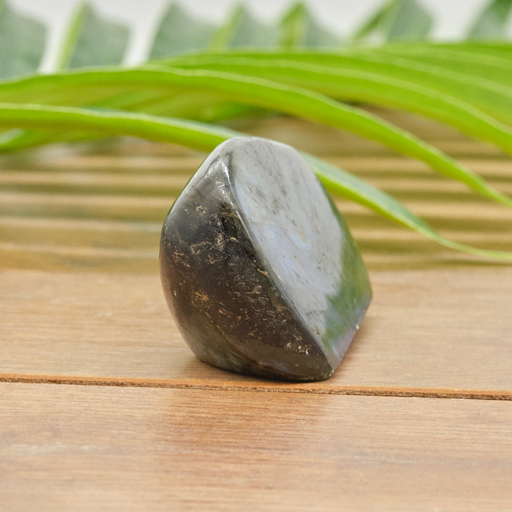 Natural Labradorite Freeform Polished Crystal 83g