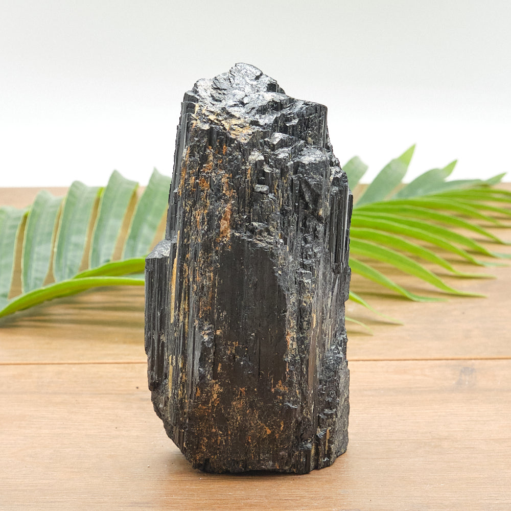 Large Rough Black Tourmaline Natural Rock 1005g