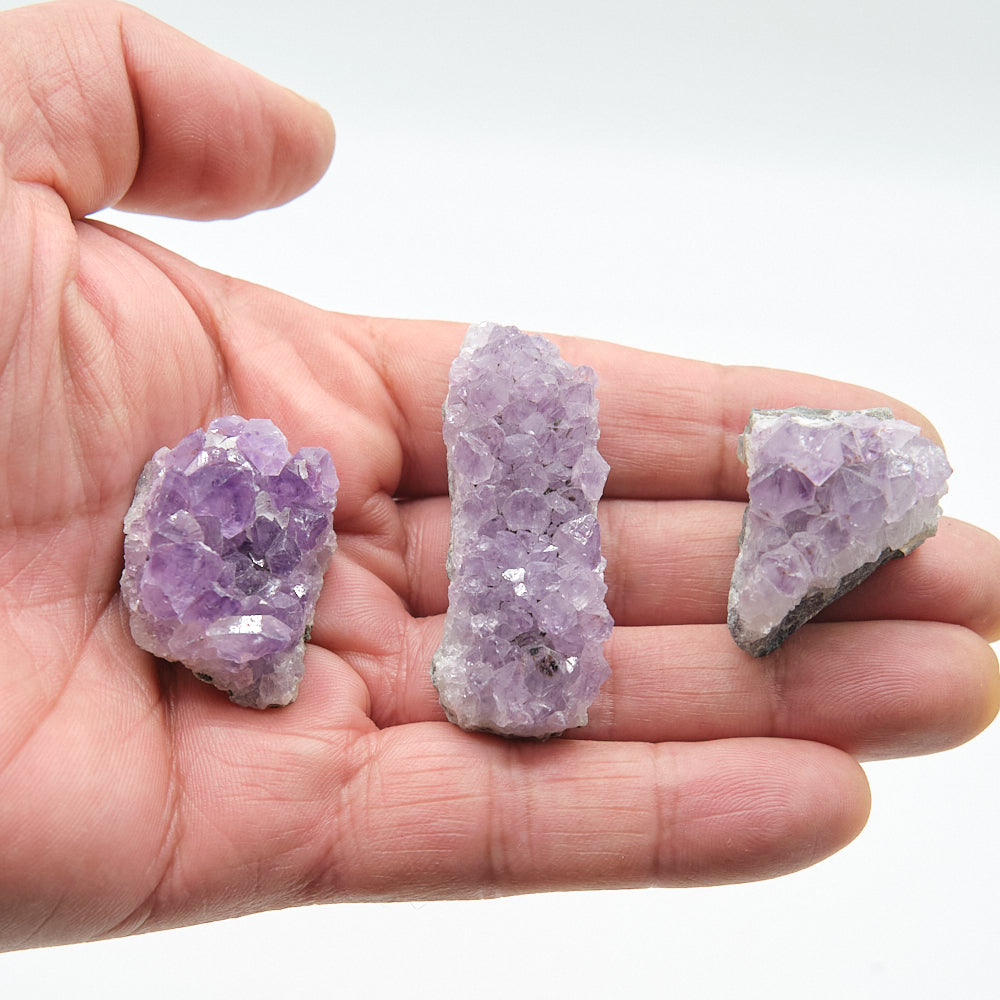 Small Amethyst Geode Cluster Crystal 2-4cm