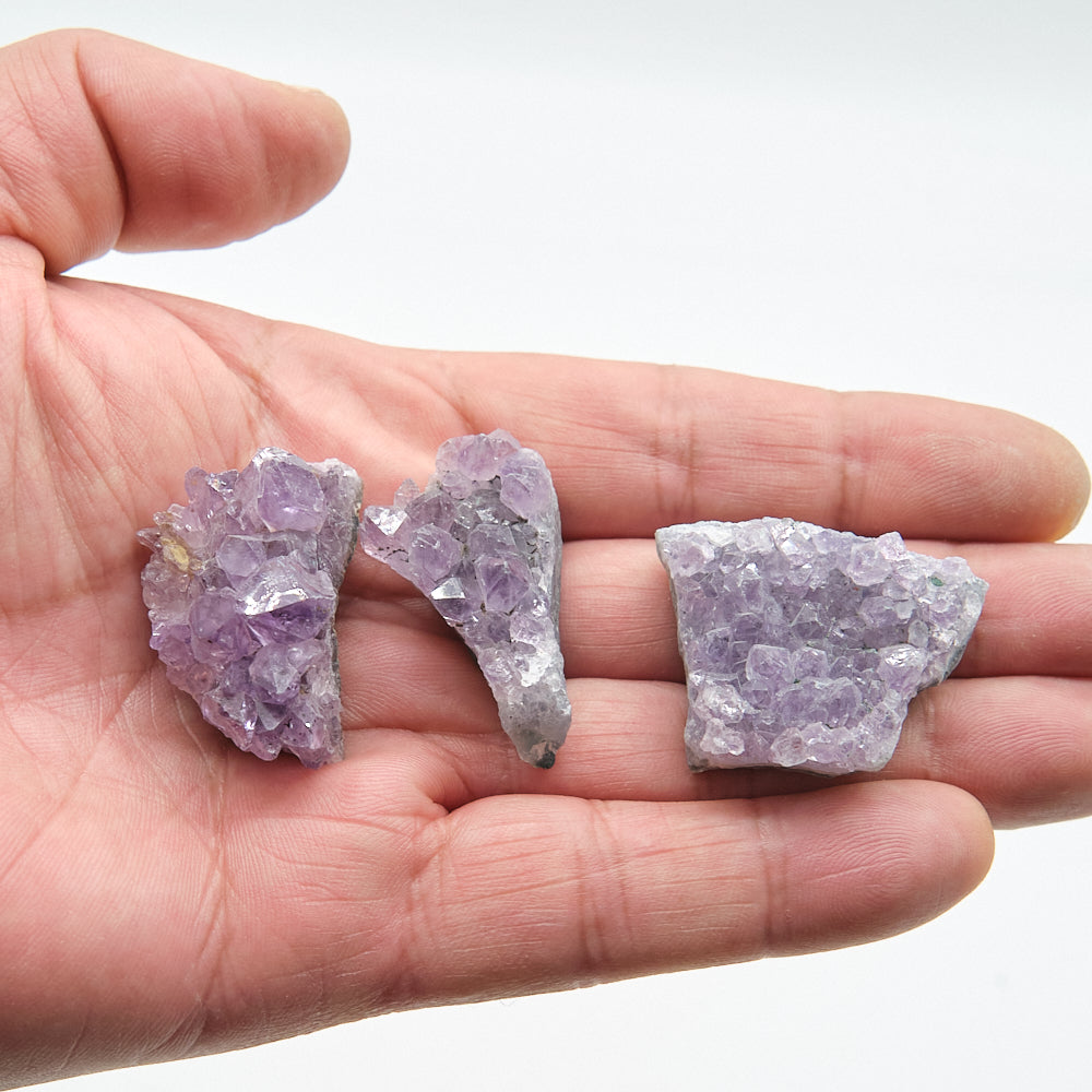 Small Amethyst Geode Cluster Crystal 2-4cm
