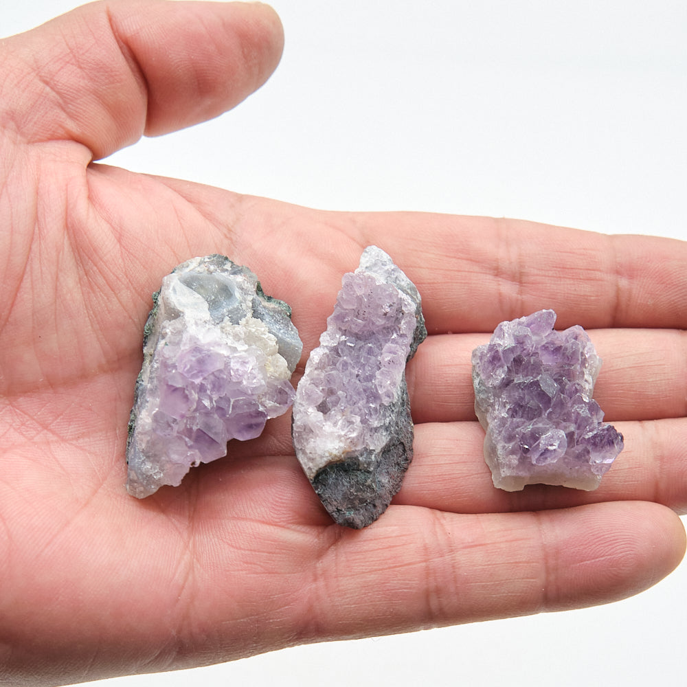 Small Amethyst Geode Cluster Crystal 2-4cm