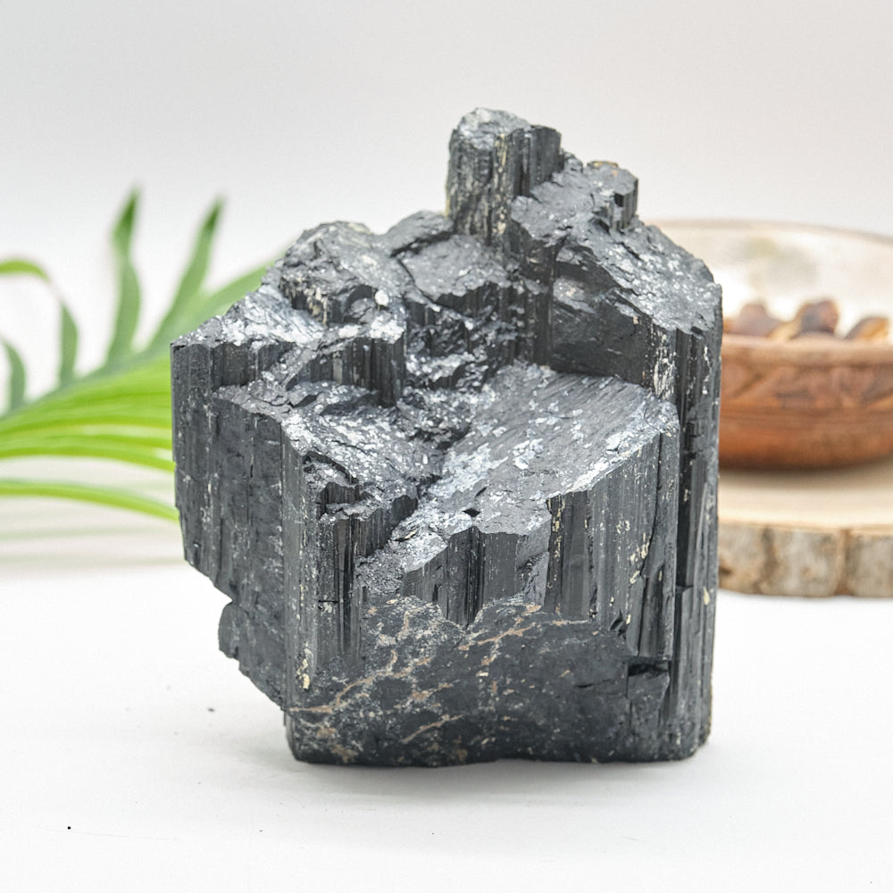 Large Rough Black Tourmaline Natural Rock 1688g