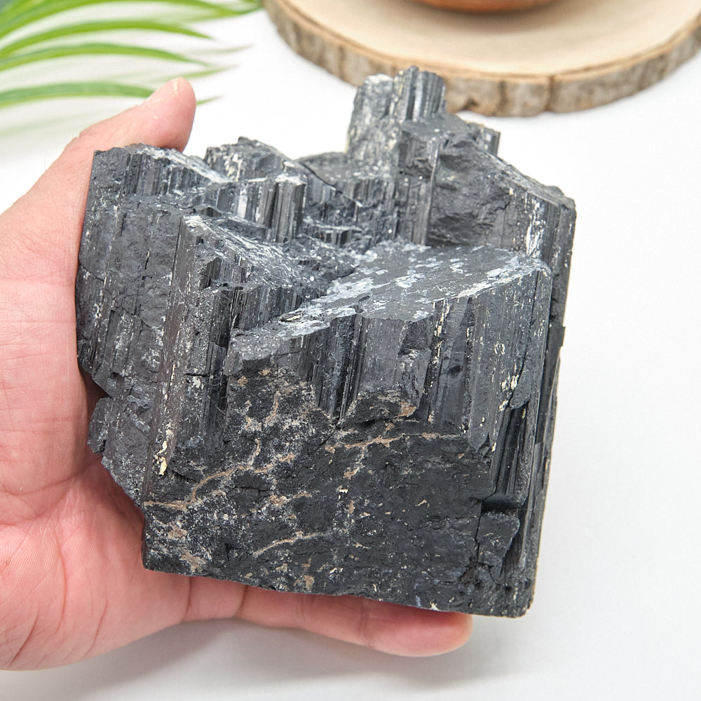 Large Rough Black Tourmaline Natural Rock 1688g
