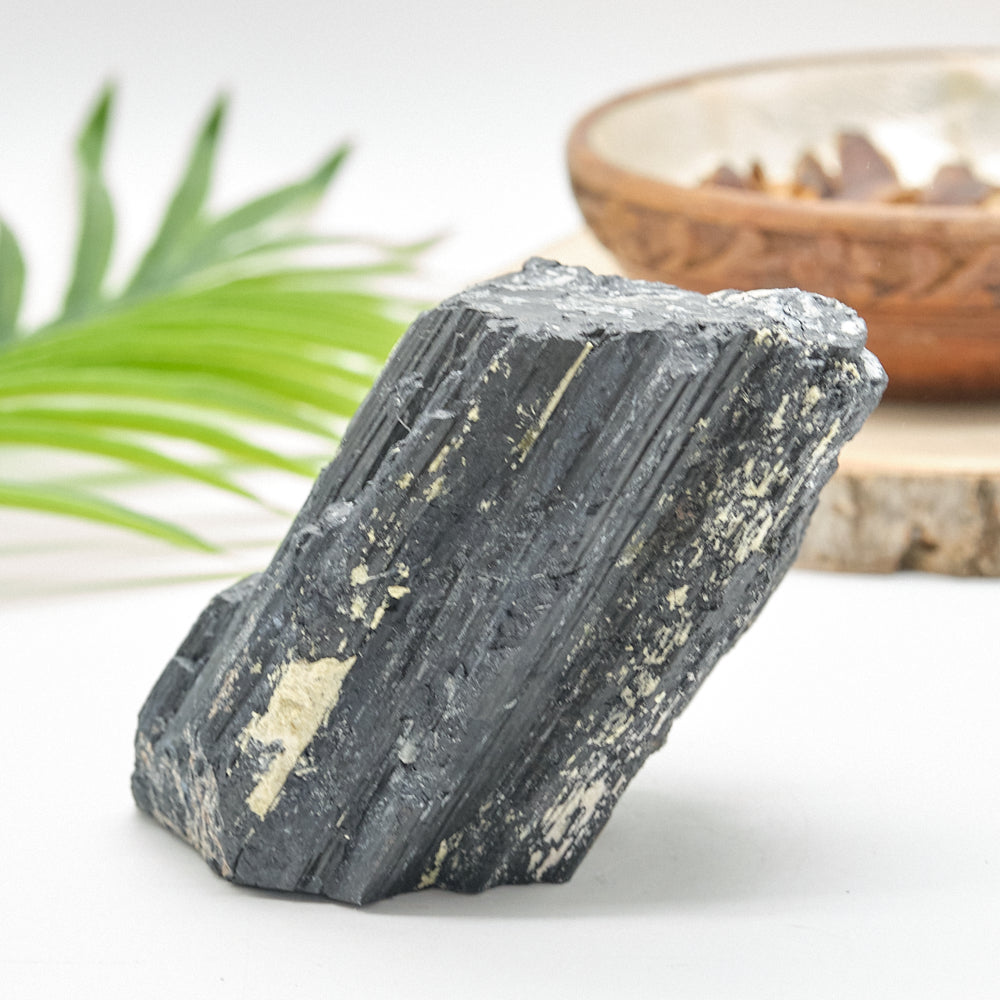 Large Rough Black Tourmaline Natural Rock 1163g