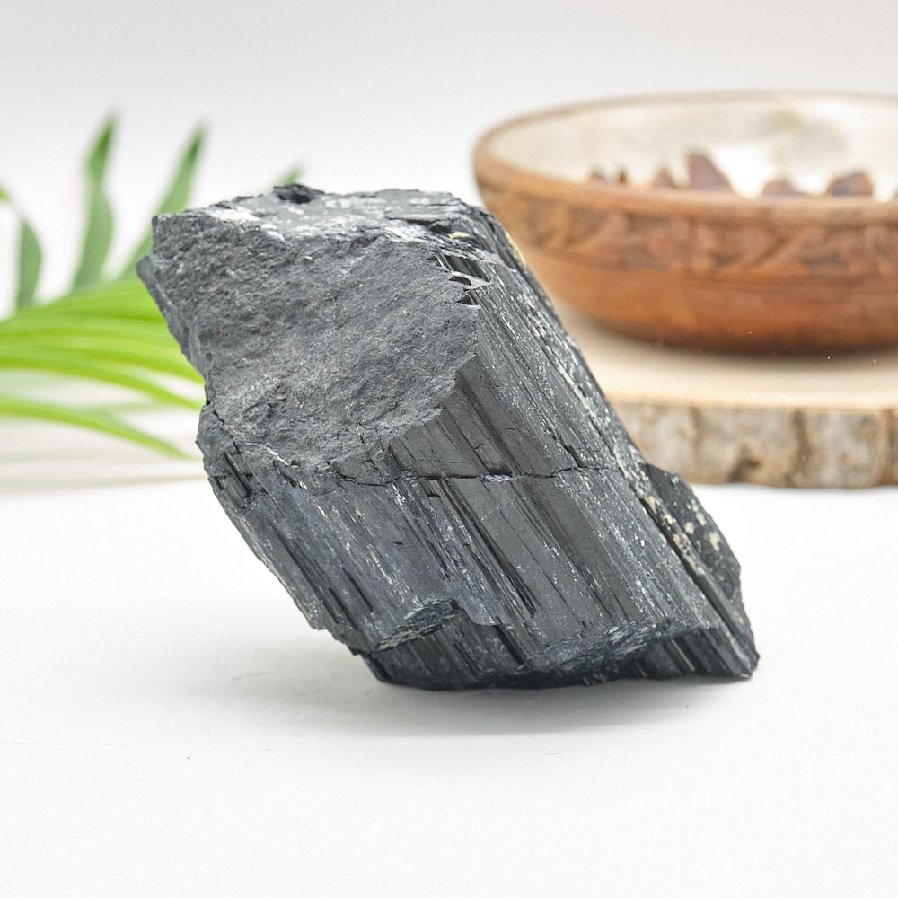 Large Rough Black Tourmaline Natural Rock 1163g
