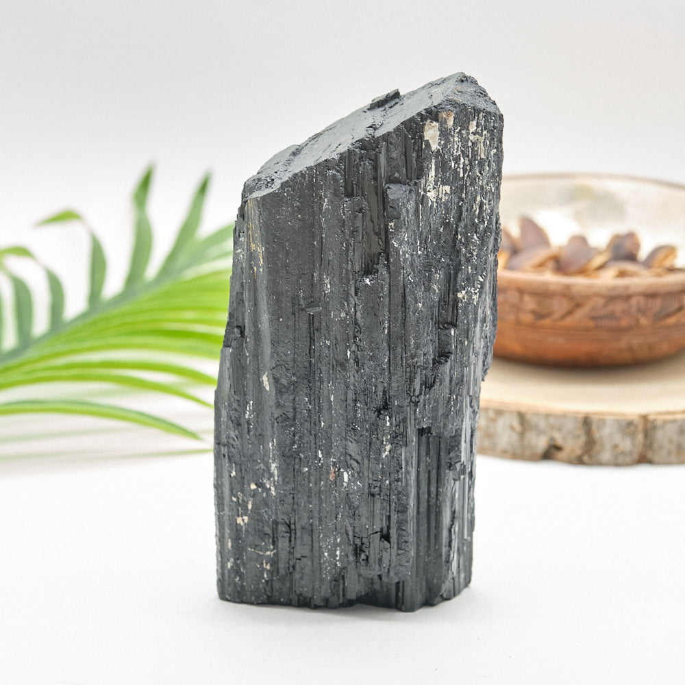 Large Rough Black Tourmaline Natural Rock 1365g