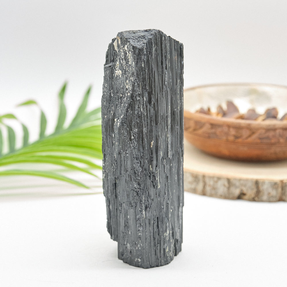 Large Rough Black Tourmaline Natural Rock 1365g