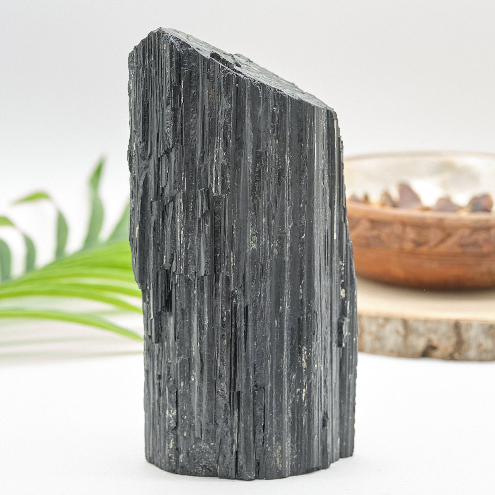 Large Rough Black Tourmaline Natural Rock 1365g