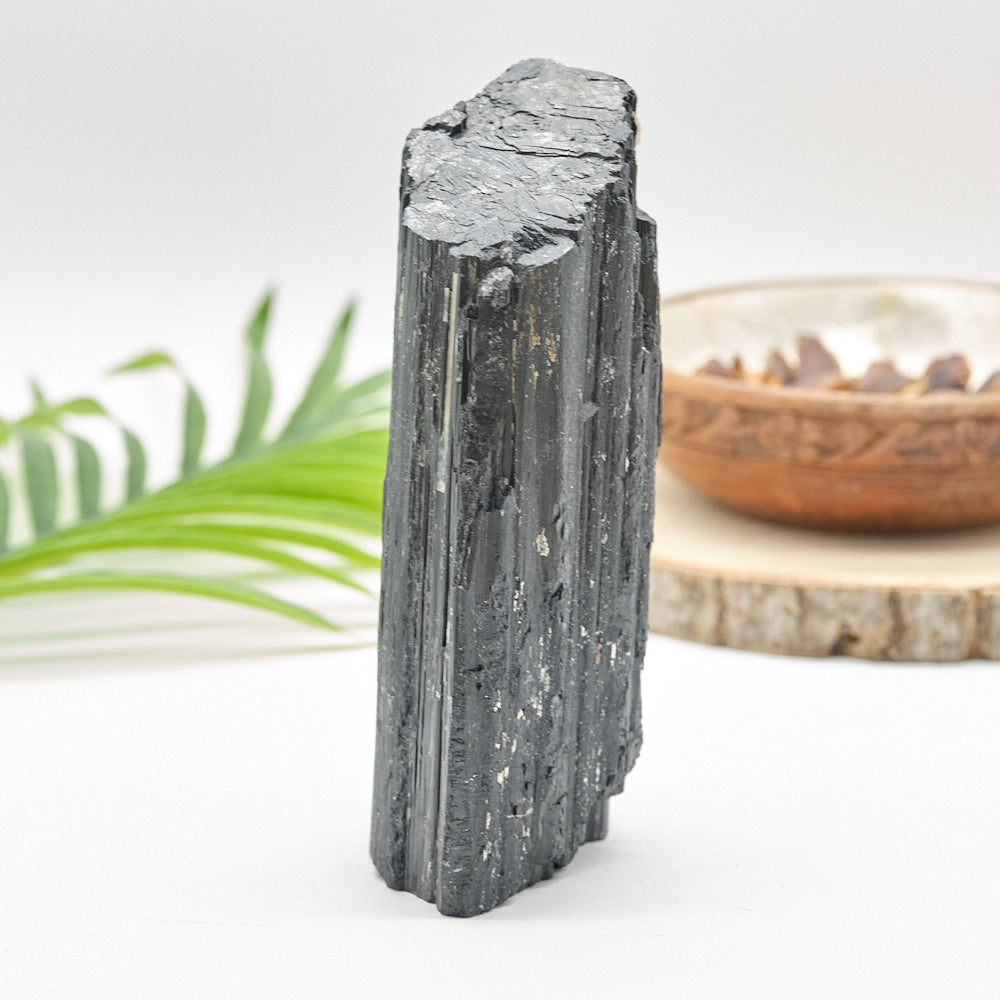 Large Rough Black Tourmaline Natural Rock 1365g
