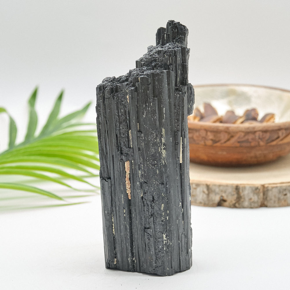 Large Rough Black Tourmaline Natural Rock 1044g
